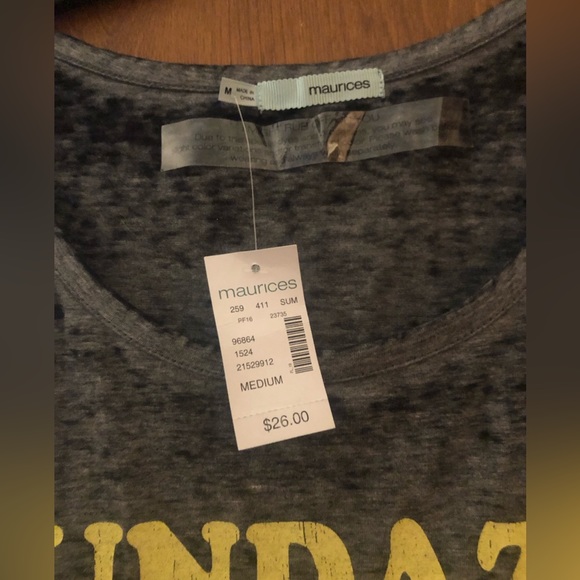 Maurices sundaze gym tee size M NWT - Picture 4 of 8